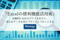 「Excelの便利機能活用術」 直観的に伝わるグラフを作ろう。 異なるデータを同じグラフ上にプロットする