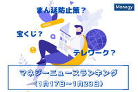 「宝くじ」「まん延防止策」「テレワーク」などの記事が人気　マネジーニュースランキング(1月17日～1月23日)