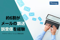 約6割がメールの誤送・誤受信を経験　サイバーソリューションズ株式会社調べ