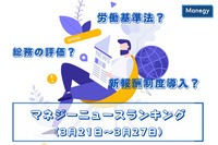 「改正育児・介護休業法」「公認会計士法の改正」「経理の事務処理」などの記事が人気　マネジーニュースランキング(3月21日～3月27日)