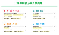 請求書の印刷・封入作業をゼロに！電子請求書発行システム「楽楽明細」導入事例集